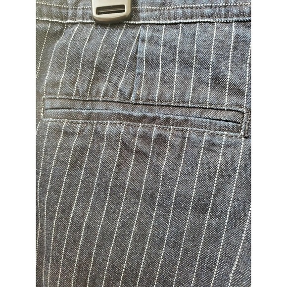 Chaps Women's Blue Lined Denim Cotton Mid Rise Straight Leg Casual Jeans Pant 10 - Picture 6 of 11